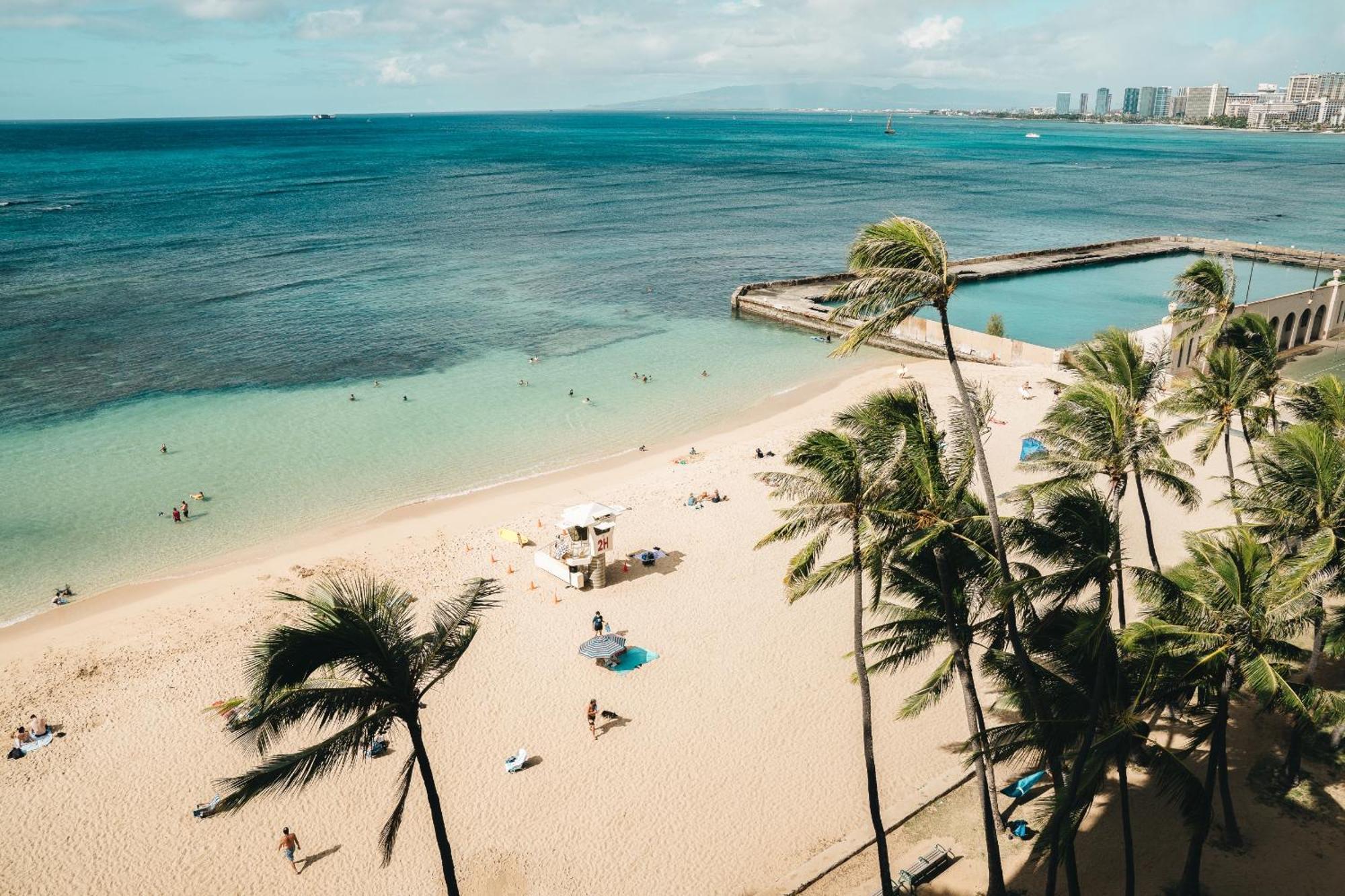 Kaimana Beach Hotel Honolulu Eksteriør bilde